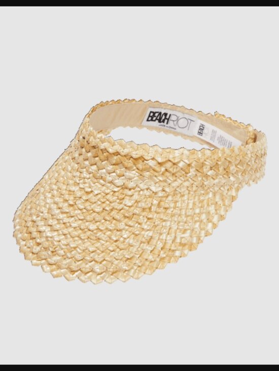 NIP Beach Riot Straw Sun Visor $78.00 main image 5